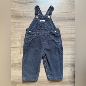 Baby GAP Navy Blue Corduroy Overalls Size 12-18 Months 100% Cotton Like New